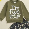 thumbnail image 4 of TOWED22 Toddler Baby Boy Fall Outfits Boys Winter Clothes Print Graphic Long Sleeve Sweatshirt Pants Set, 4 of 4