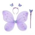 thumbnail image 6 of Gubotare Dresses for Little Girls Little Girls Dresses Short Sleeve Casual Birthday Party Dress Toddler Kids Swing Twirly Summer Sundress 5T 6T (Purple,5-6 Years), 6 of 9