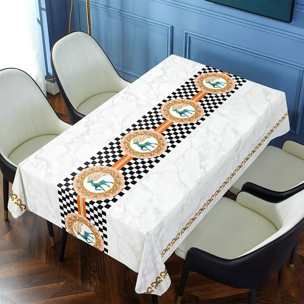 RKSTN table cloth Modern Style Tablecloth Non Oil Washable Dining Tablecloth Tea Table Cloth Cloth Cloth