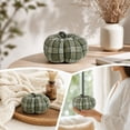 thumbnail image 6 of Artificial Pumpkins 3.54 Inch Small Plaid Fabric Fake Pumpkins Rustic Fall Decor Decorative Pumpkins for Thanksgiving Halloween Table Centerpiece Home Kitchen Shelf, 6 of 7