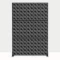 thumbnail image 2 of MAYEERTY 72"x47"x16" Outdoor Privacy Screen with Stand Metal Balcony Decorative Screen,Black, 2 of 10