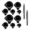 thumbnail image 1 of 10 Bandejas de Plástico para Pesar Polvos en 5 Tamaños con Cuchara, Bandeja para Báscula Digital, Bandeja para Báscula Electrónica., 1 of 5