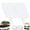 White, variant on Fountwell Imitation Stone Garden Fence Edging – Grey Cobbled Effect Plastic Retaining Border, Interlocking Decorative Panels for Flower Bed, Lawn, Path, Yard