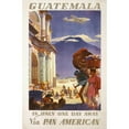 thumbnail image 3 of Paul George Lawler 17x24 Black Modern Framed Museum Art Print Titled - Guatemala is Only One Day Away Via Pan American (1938), 3 of 5