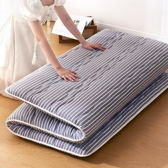 Floor Mattress Futon Mattress, High Density Comfortable ,Thicken Tatami Mat Sleeping Pad,Portable   Sleeping Mats for Guest Room, Dormitory