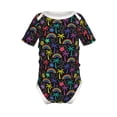 thumbnail image 2 of Balery Colorful Palms Pattern Baby Climbing Clothes Infant Bodysuit Cute Infant Bodysuit Baby Romper-18 Months, 2 of 7