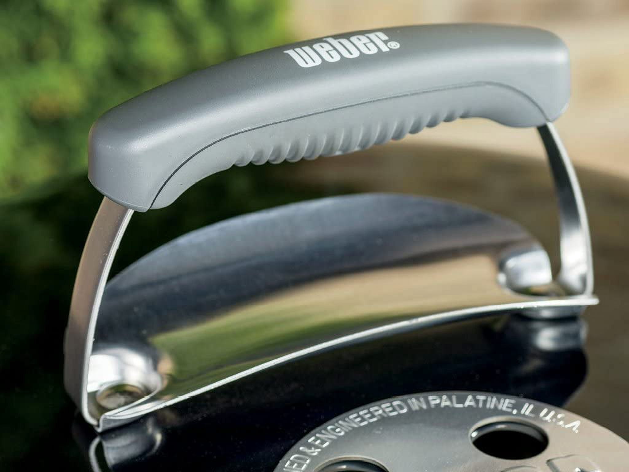 Classic Large Square 22" Charcoal Barbecue Kettle Grill with Wheel Legs