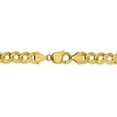 thumbnail image 6 of 14K Yellow Gold 9.4mm Solid Polished Light Flat Cuban Chain 24 Inch, 6 of 6