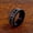 Black, variant on Men's Women's Viking Runes Stainless Steel Cable Chain Inlay Wedding Bands Ring-8-Gray