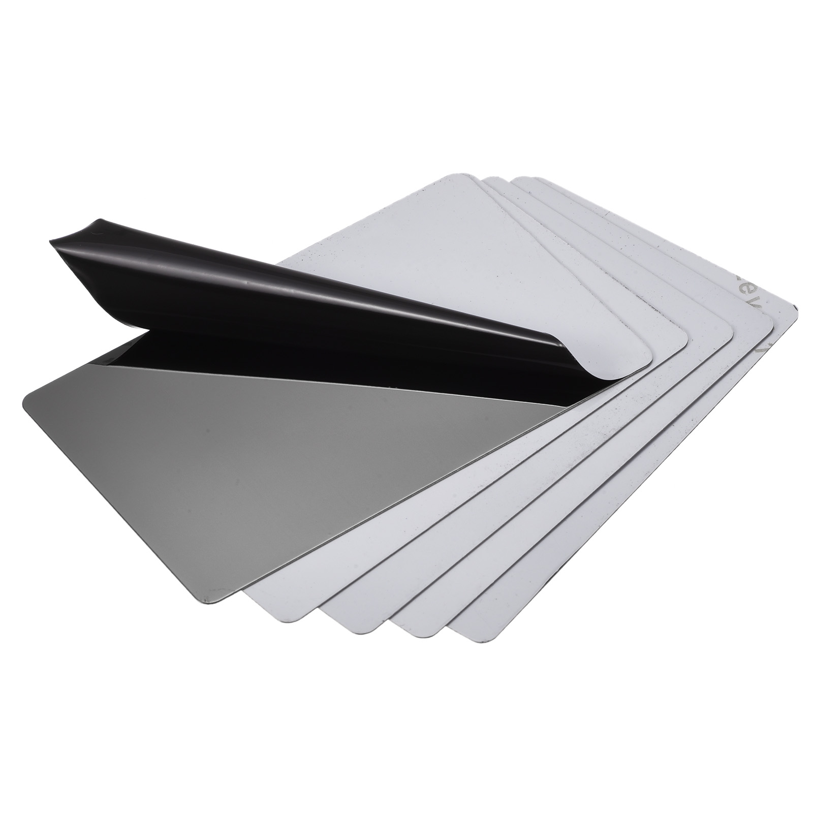 Uxcell 80x50x0.4mm 201 Stainless Steel Polishing Blank Metal Card Dark Gray 10 Pack - image 1 of 6