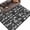 Black, variant on Halloween Cat Washable Area Rug 3 x 5 ft Vintage Abstract Whimsical Black White Swirl Soft Non‑Slip Rugs Stain Repellent Indoor Mats for Entry Foyer, Apartment Living Corner Dining Nook
