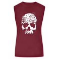 thumbnail image 5 of Tops casuales de verano sin mangas para mujer, camisetas sin mangas con estampado de cuello redondo Pompotops lopia993549, 5 of 5