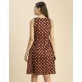 thumbnail image 4 of Moomaya Printed Cotton Sleeveless Fit And Flare Dress - Women's Summer Dress, 4 of 9