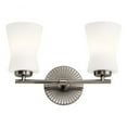 thumbnail image 2 of Kichler Brianne 9 1/2"H 2-Light Classic Pewter Wall Sconce, 2 of 10