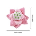 thumbnail image 3 of KMWGRE Durable Interactive Dog Chew Toy Dispensing Flower Pet Puzzle For Puppies Small Medium Large Dogs Indoor Play Biting Pink 23x23x6cm, 3 of 6