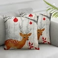 thumbnail image 3 of nygtbtfer Decorative Pillowcases Red Christmas with Birch Tree Throw Pillow Covers Cases Home Decor Sofa Cushion White, 3 of 7