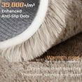 thumbnail image 4 of 6x9 Area Rug for Living Room: Fluffy Shag Soft Washable Rugs Large Fuzzy Plush Indoor Carpet for Bedroom Nursery Playroom Kids Girls Boys Room (Camel, 6'x9'), 4 of 8