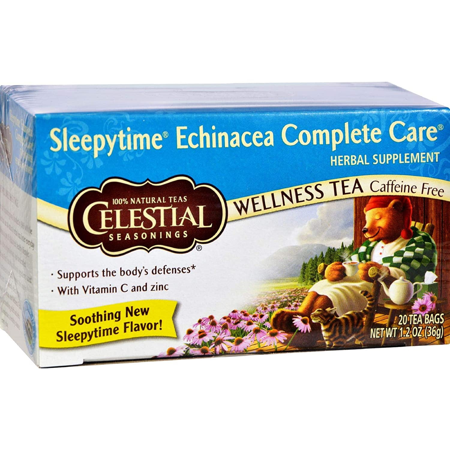 Celestial Seasonings Sleepytime Echinacea Complete Care Wellness Tea