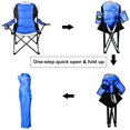 thumbnail image 4 of Sesslife Portable Camping Chair, Outdoor Chairs Folding Chair for Adult, Heavy-Duty Folding Fishing Chair with Cup Holder and Storage Bag, Outdoor Portable Chair for Camping Travel Picnic, TE070, 4 of 5