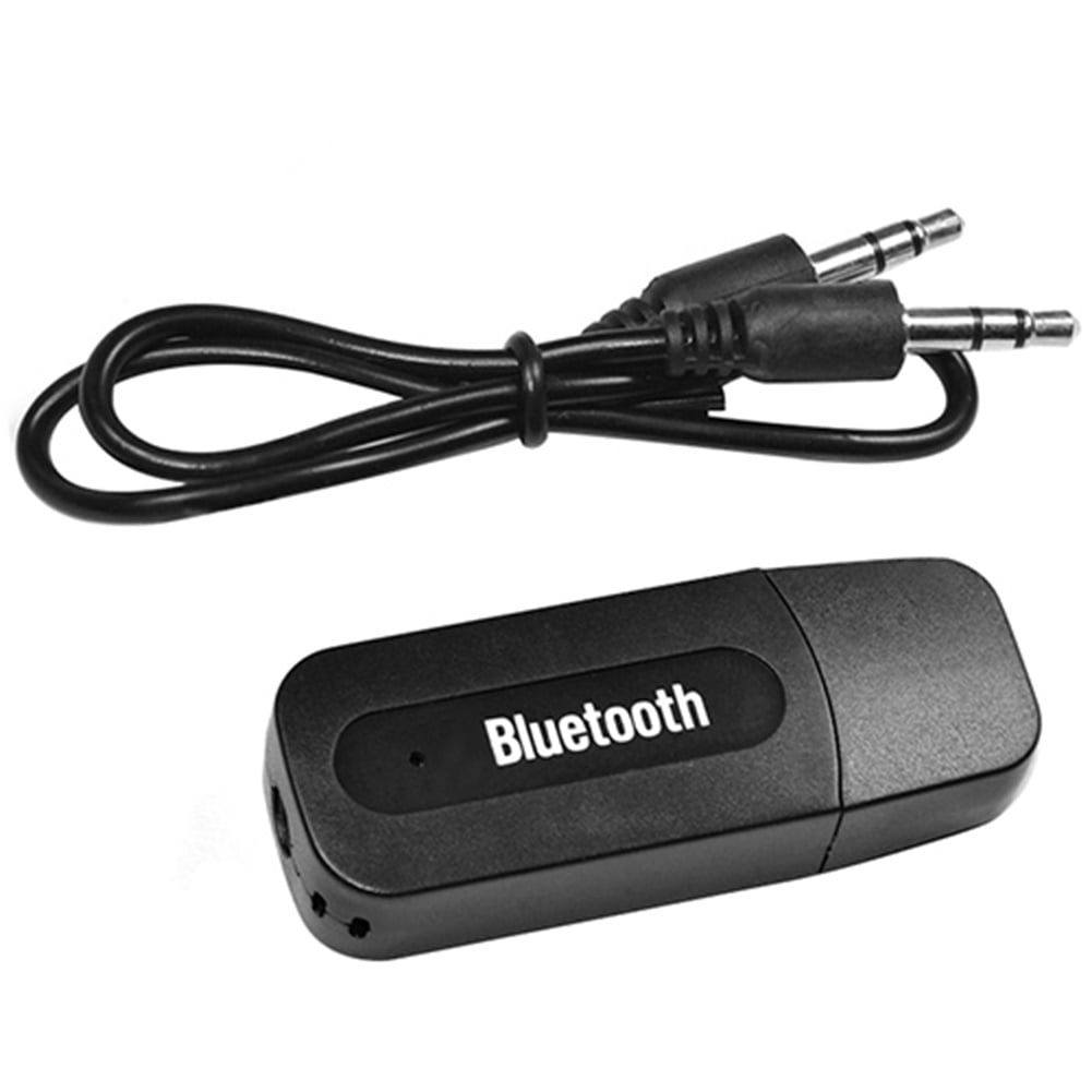 2x Bluetooth Wireless Car USB Stereo Audio Music Speaker Receiver Adapter Dongle 
