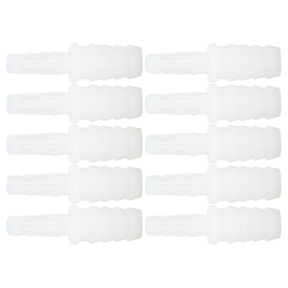 Hose Connector,10Pcs Hose Fitting PE Hose Fitting Plastic Hose Joint High Capacity
