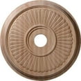 thumbnail image 1 of Ekena Millwork CMW24BERO 24 Po. OD x 2.25 Po. P Médaille de Plafond Sculptée Berkshire, Chêne Rouge, 1 of 1