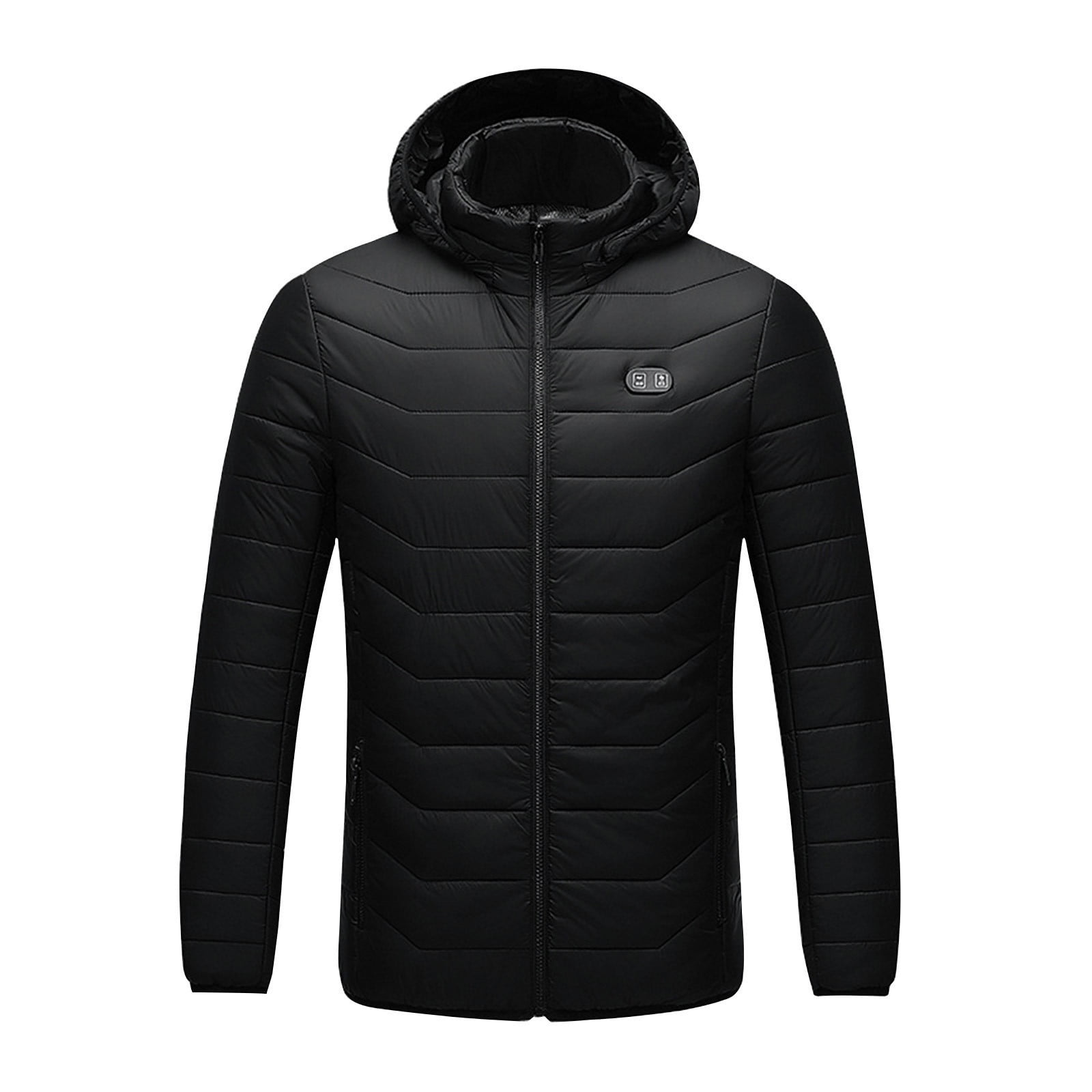 WNFJR Heated Jackets for Women Heated Jackets for Men Unisex Winter Warm USB Charging Heating Coats Long Sleeve Zip Hoodies
