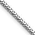 thumbnail image 2 of Solid 14K White Gold 2.2mm Franco with Lobster Lock Chain - 22", 2 of 8