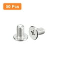 thumbnail image 3 of Unique Bargains M5x0.8x8mm 50Pack Metal Flat Round Head Screws Phillips Drive Machine Bolt, 3 of 5
