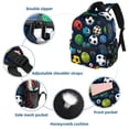 thumbnail image 3 of Football Traveling Backpack with Adjustable Shoulder Strap, Large Capacity, Printed Design, Lightweight, Suitable, School Backpack Set, Large Backpack., 3 of 6