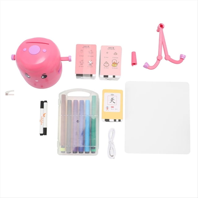 Robot de Dibujo Inteligente, Robot de Pintura Inteligente, Juguetes de Dibujo para Niños, Regalos de Cumpleaños para Niñas, Rosa Temprano.