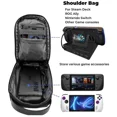 thumbnail image 4 of Portable Storage Bag Carry Case for ROG Ally/Steam Deck/Switch Handheld Game Console Daily Travel Crossbody/Shoulder Protective Bag with Anti-Theft Lock,USB Charging Port, 4 of 7