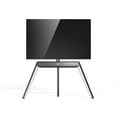 thumbnail image 4 of FITUEYES Design Corner TV Stand for 55 65 70 75 78 Inch TV, Easel TV Stand for Bedroom, Living Room and More, Modern TV Stand with Cable Management, Picasso Series., 4 of 6