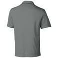 thumbnail image 3 of Men's Cutter & Buck Steel Marshall Thundering Herd DryTec Genre Textured Solid Polo, 3 of 3