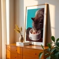 thumbnail image 3 of Enjoying a Meal  - Photography Cat Animal Kitchen Decor Unframed Wall Art Print 20 x 28 inches, 3 of 60