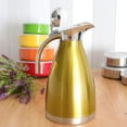 thumbnail image 4 of YWJLQH 1.5L Coffee Thermal Carafe Steel Carafes, Keep Water Hot up to , Double Walled Golden, 4 of 9