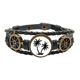 thumbnail image 1 of Playa Coco árbol negro silueta Pulsera marina tejida en cuero, 1 of 4