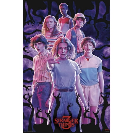 Stranger Things 3 Group Poster Walmart Com