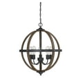thumbnail image 2 of Trade Winds Lighting 5-Light Pendant Light In Wood, 2 of 6