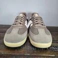 thumbnail image 3 of Adidas Samba OG Mens Size 12 Low Top Shoes Sneakers Brown White JI3184, 3 of 6