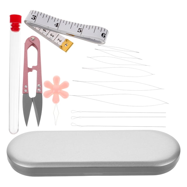 OUNONA 1Set Versatile Beading Tools Kit with Needle Threader for Bracelet Making and Floral Crafts