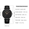 thumbnail image 5 of New Men Watch Luxury Bracelet Set Fashion Business Brown Leather Quartz Wrist Watches for Men Gift Set Relogio Masculino NO BOX, 5 of 5