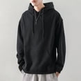 thumbnail image 2 of Sudaderas con capucha sin logotipo Sudaderas con capucha para hombre Ropa de hombre sólida Marca de alta calidad Novedad y cálida Ofertas al por mayor de otoño, 2 of 5
