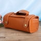 thumbnail image 5 of Bolsa de almacenamiento, bolsa de afeitar de cuero portátil de PU, bolsa de cosméticos, artesanía excepcional, 5 of 5