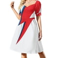 thumbnail image 1 of Lightning bolt Mode glam rock Cadeau Robe cocktail Robes Élégantes Robes Grandes Tailles Robe de Soirée, 1 of 4