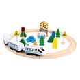 thumbnail image 2 of Juego de vías de tren Vías de trenes Bloques de 26 piezas de Sunnimix Juguetes de vías de tren, 2 of 7