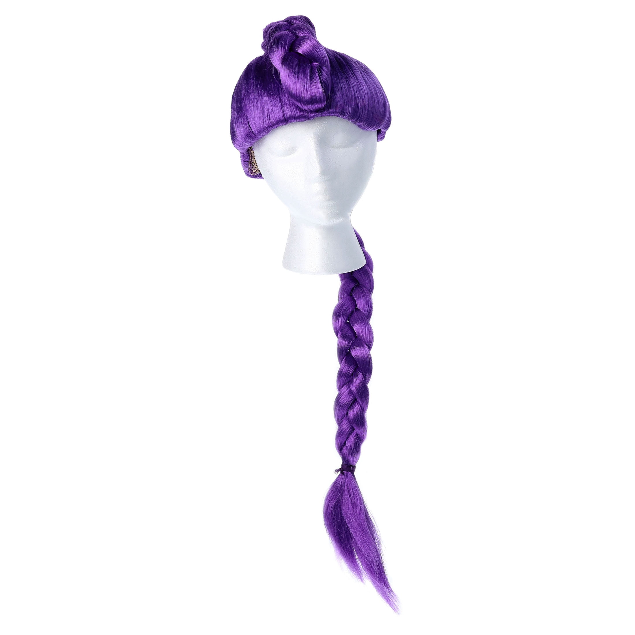 Braided Ponytail Wig Costume Accessory for Adults, Purple, Halloween by Way To Celebrate