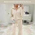 thumbnail image 7 of Women 2 Piece Outfits Fall Fashion Comfort Wide Leg Pants Lounge Set Leisure Travel Vacation Clothes Sweatsuits, 7 of 7