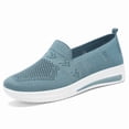 thumbnail image 2 of longantii Orthopedic Shoes for Women Arch Support Non Slip Slip on Golf Shoes Breathable Mesh Stretch Walking Shoes Comfortable 2026 New Orthopedic Shoes Sky Blue, 2 of 3