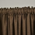 thumbnail image 4 of 3S Brother's Home Decorative Mink Curtains Extra Long Luxury Colors Linen Look Custom Made 5-25 Feet Made in Turkey Hang Back Tab ( 1 Panel ) Home Décor -(52"Wx252"L), 4 of 6